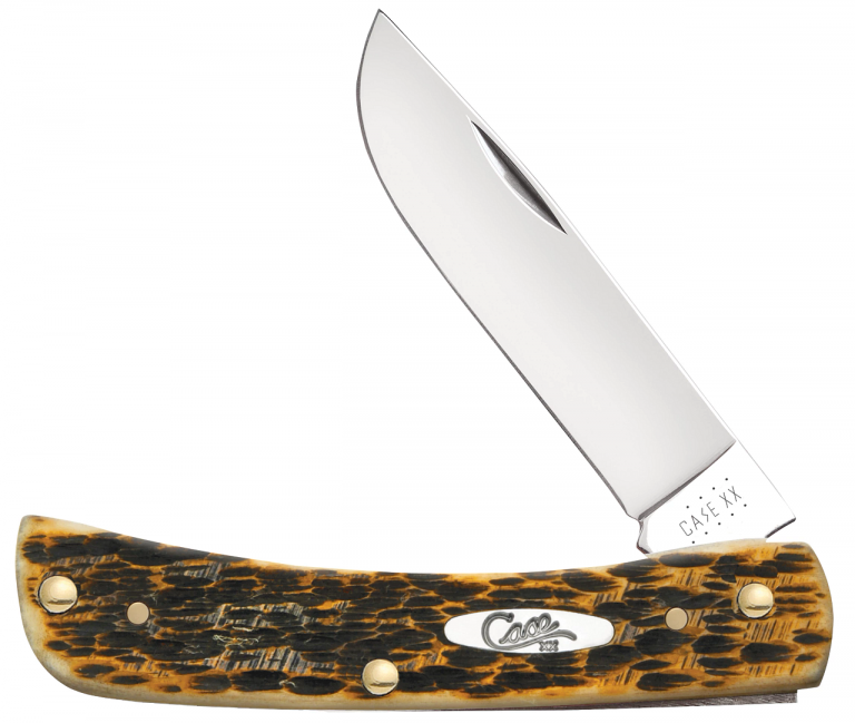 Case XX #00245 - Sod Buster Jr - Amber Jigged Bone