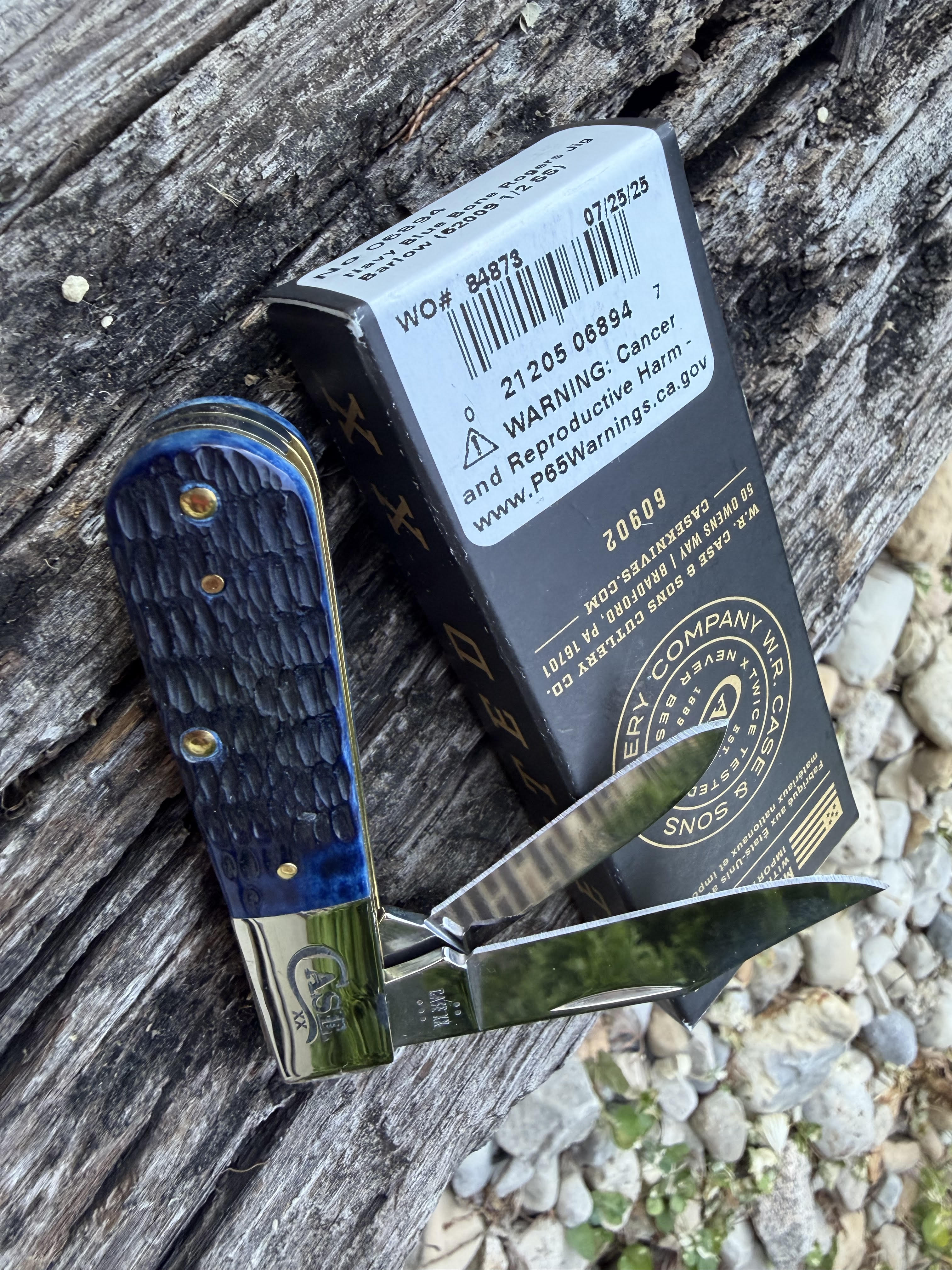 Case XX #06894 - Barlow - Navy Blue Bone - Rogers Jig