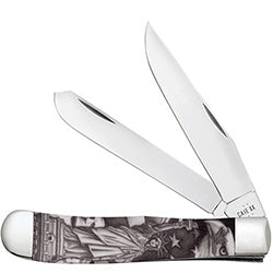 Case XX #10677 - Trapper - Statue of Liberty, CCI White Synthetic
