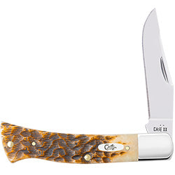 Case XX #10799 - Axe Handle - Amber Bone, Peach Seed Jig
