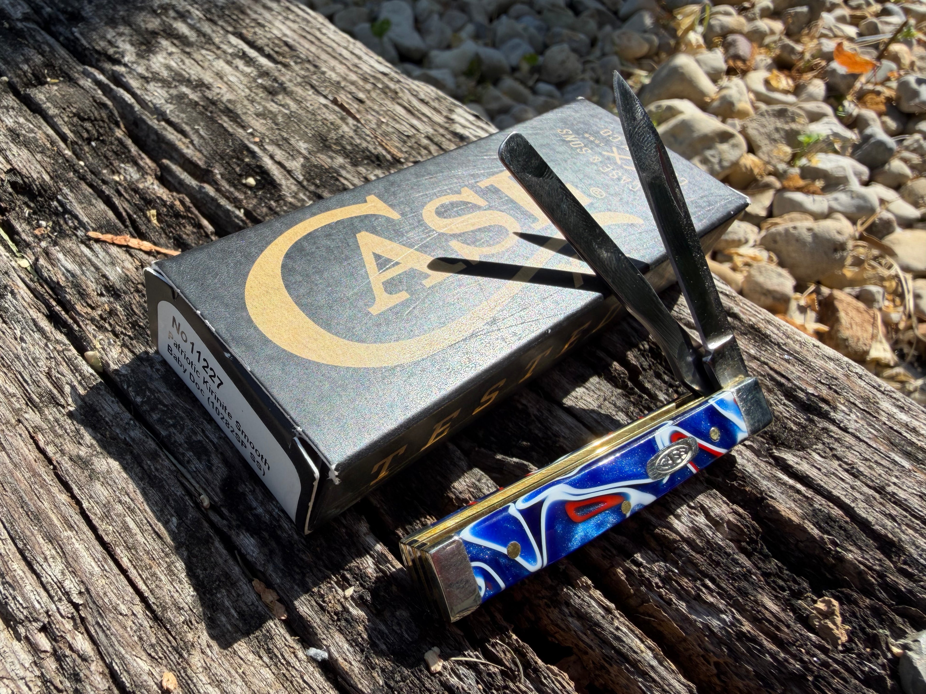 Case XX #11227 - Baby Doc - Patriotic Kirinite Smooth - 2025 VAULT RELEASE