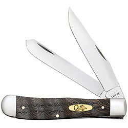 Case XX #14000 - Trapper - Smooth Black Curly Oak Wood