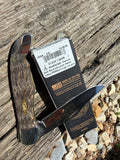 Case XX #14008 - Folding Hunter - Smooth Black Curly Oak