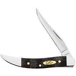 Case XX #14009 - Small Texas Toothpick - Black Curly Oak Wood