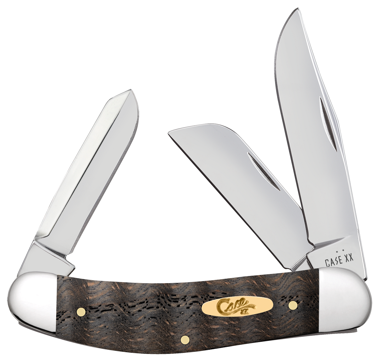 Case XX #14011 - Sowbelly - Black Curly Oak Wood