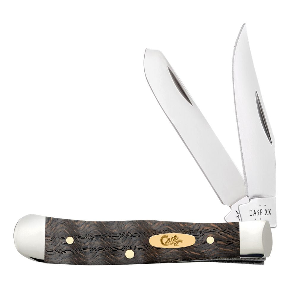 Case XX #14012 - Tiny Trapper - Black Curly Oak