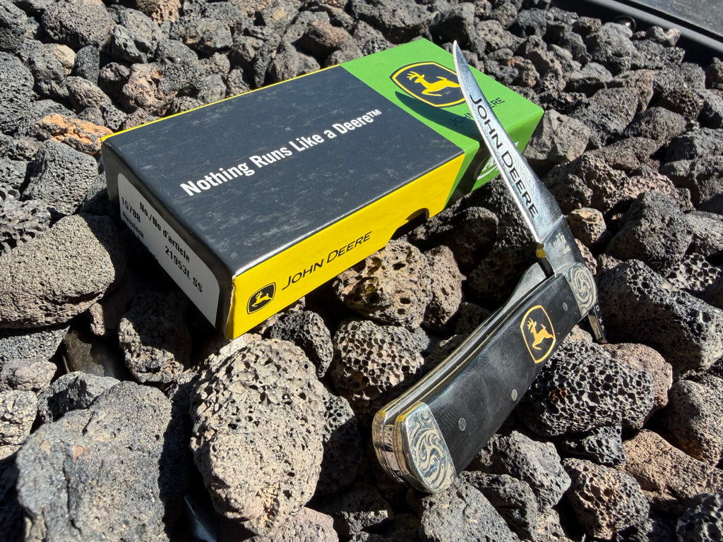 Case XX #15788 - Russlock - John Deere Smooth Black Synthetic
