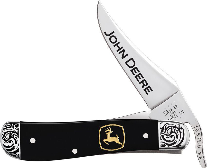 Case XX #15788 - Russlock - John Deere Smooth Black Synthetic