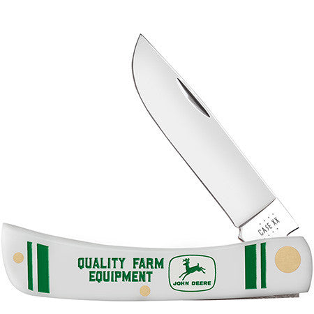 Case XX #15789 - Sod Buster Jr. - John Deere White Synthetic