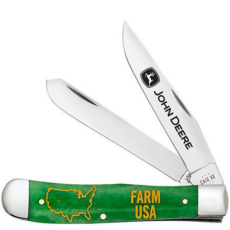 Case XX #15794 - Trapper - John Deere Smooth Green Bone