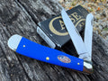 Case XX #16400 - Trapper - Royal Blue Synthetic, w/Flag