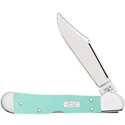 Case XX #18109 - Mini Copperlock - Seafoam Green G-10 Smooth