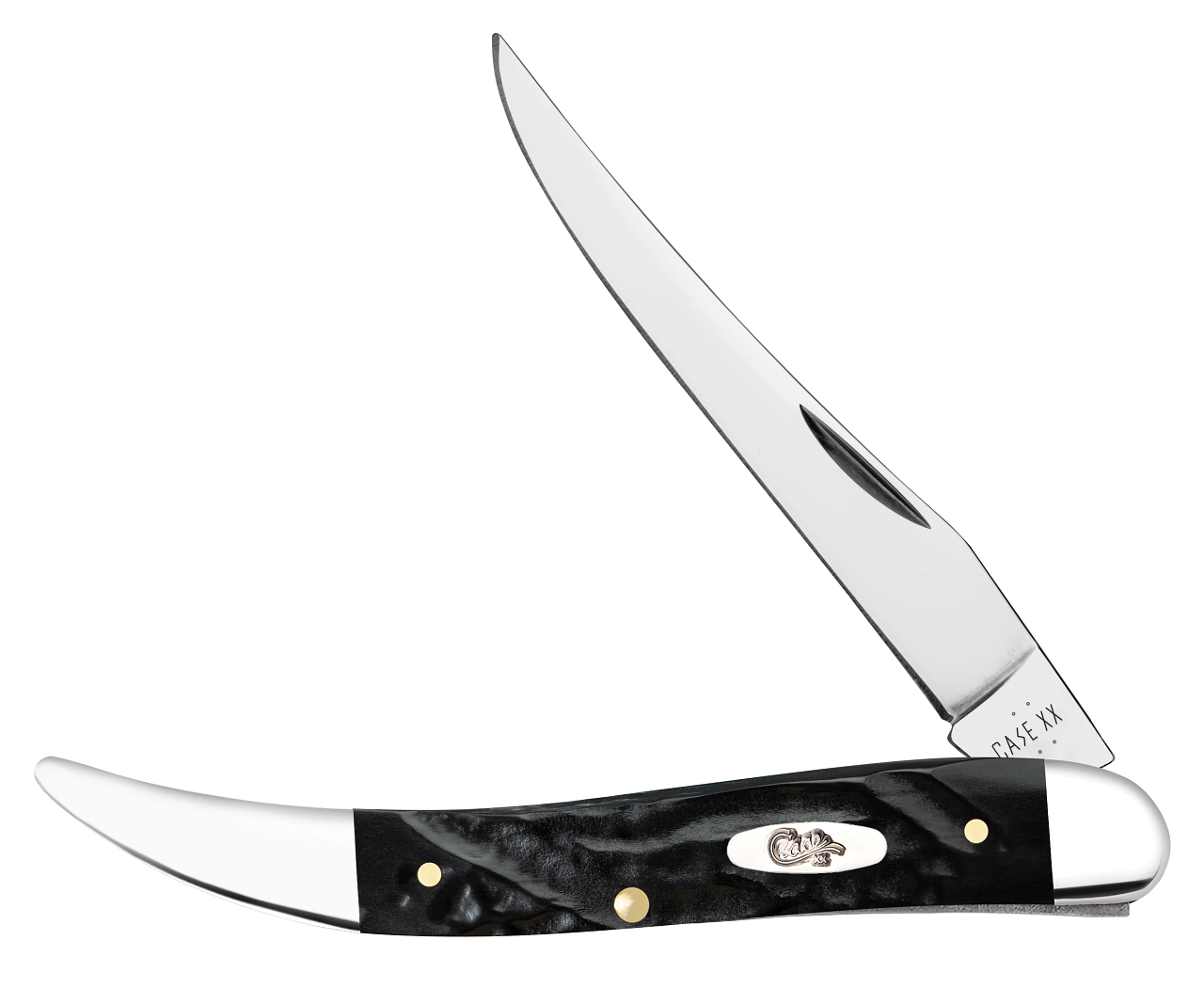 Case XX #18242 - Texas Toothpick - Rough Black Synthetic (610096 SS )