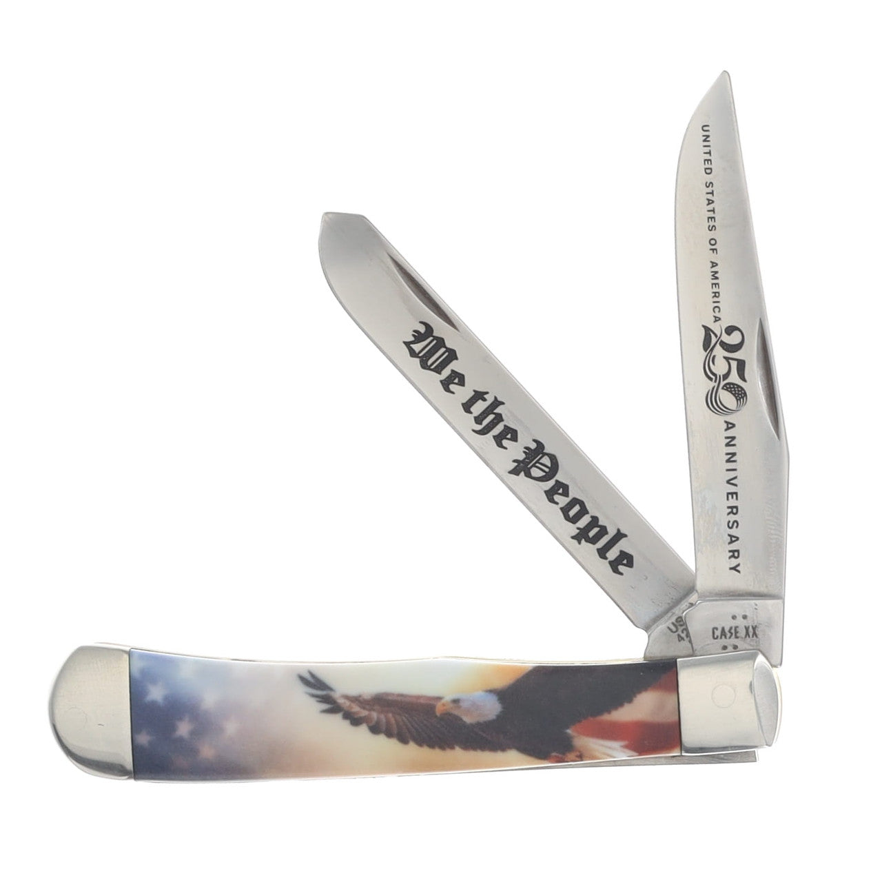 Case XX #21891 *SMKW Exclusive* - Trapper - America 250th Anniversary Flying Eagle & Flag