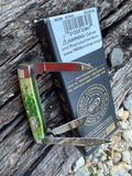 Case XX #22847 - Small Stockman - Lizard Skin Jigged Bone Handles