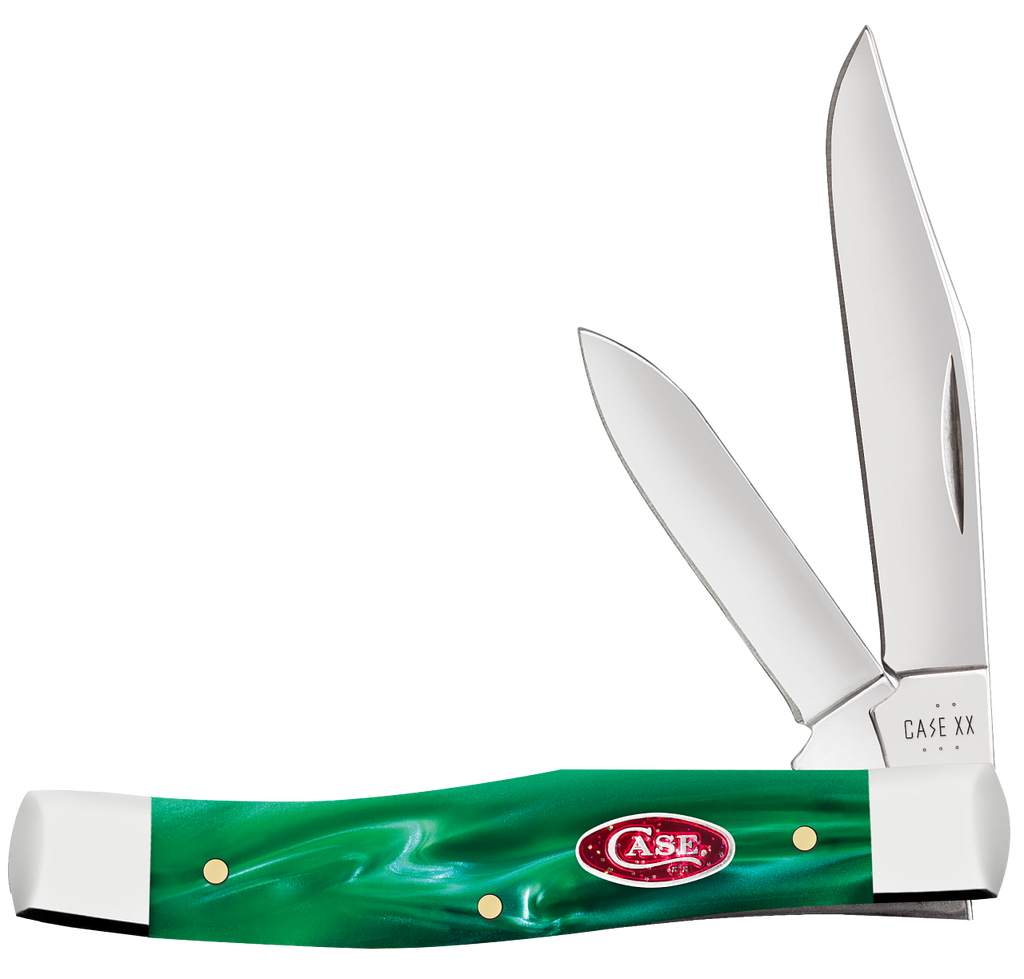 Case XX #24413 - Texas Jack - Smooth Green Pearl Kirinite