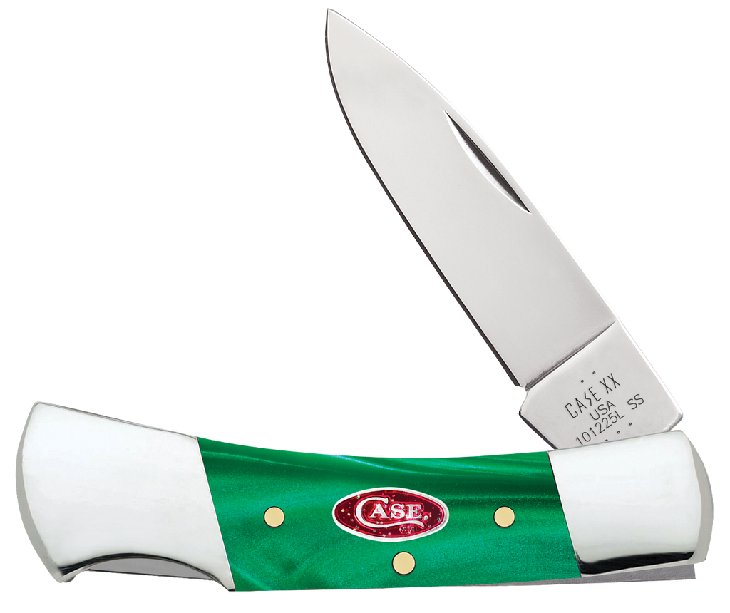 Case XX #24415 - Lockback - Smooth Green Pearl Kirinite