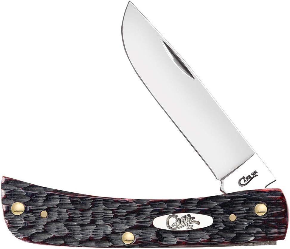 Case XX  #27383 *Shepherd Hills* - Sod Buster Jr - Crimson Peach Seed Jig Bone