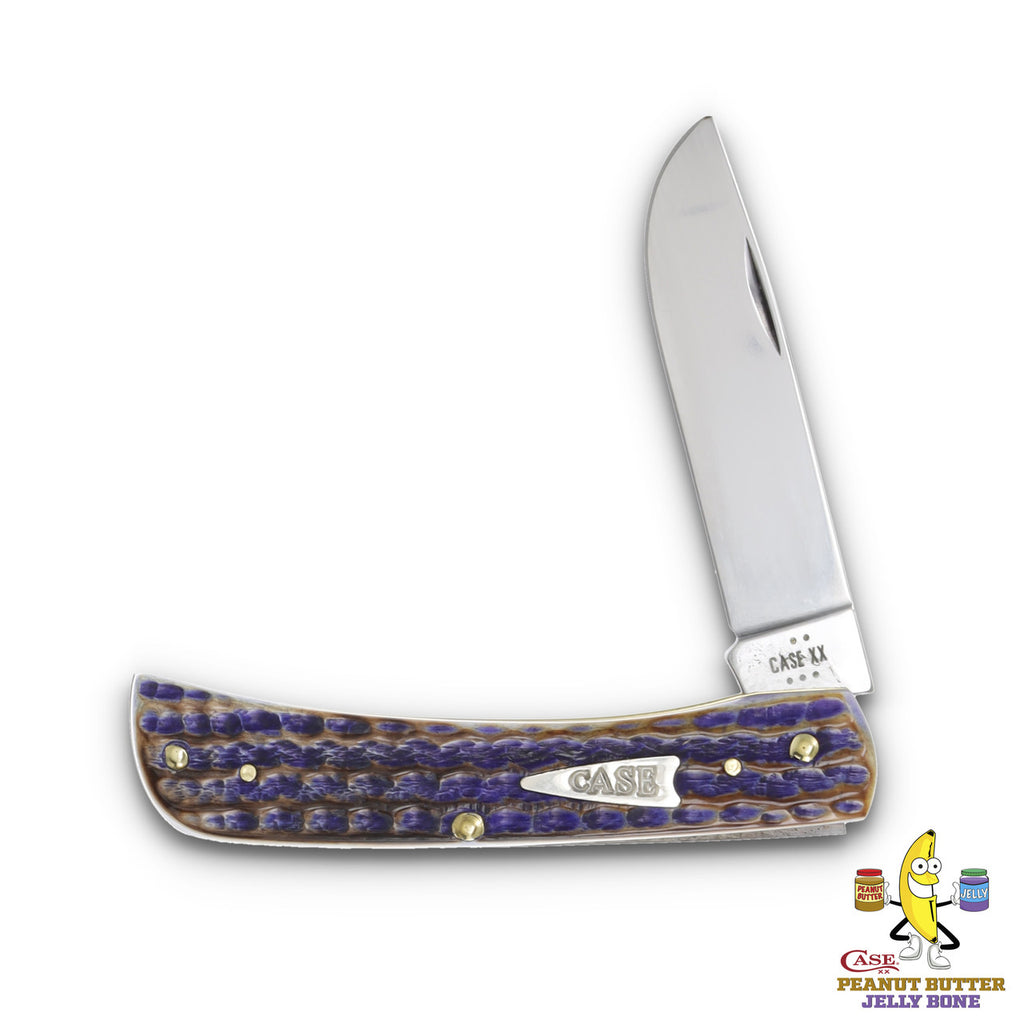 Case XX *SMKW Exclusive* #39439 - Sod Buster Jr. - Ultra Violet PB&J Bone