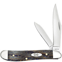 Case XX #47495 - Peanut - Blue Curly Oak Wood