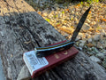 Case XX #51854 Sod Buster - Pocket Worn Mediterranean Blue Bone Peach Seed Jig