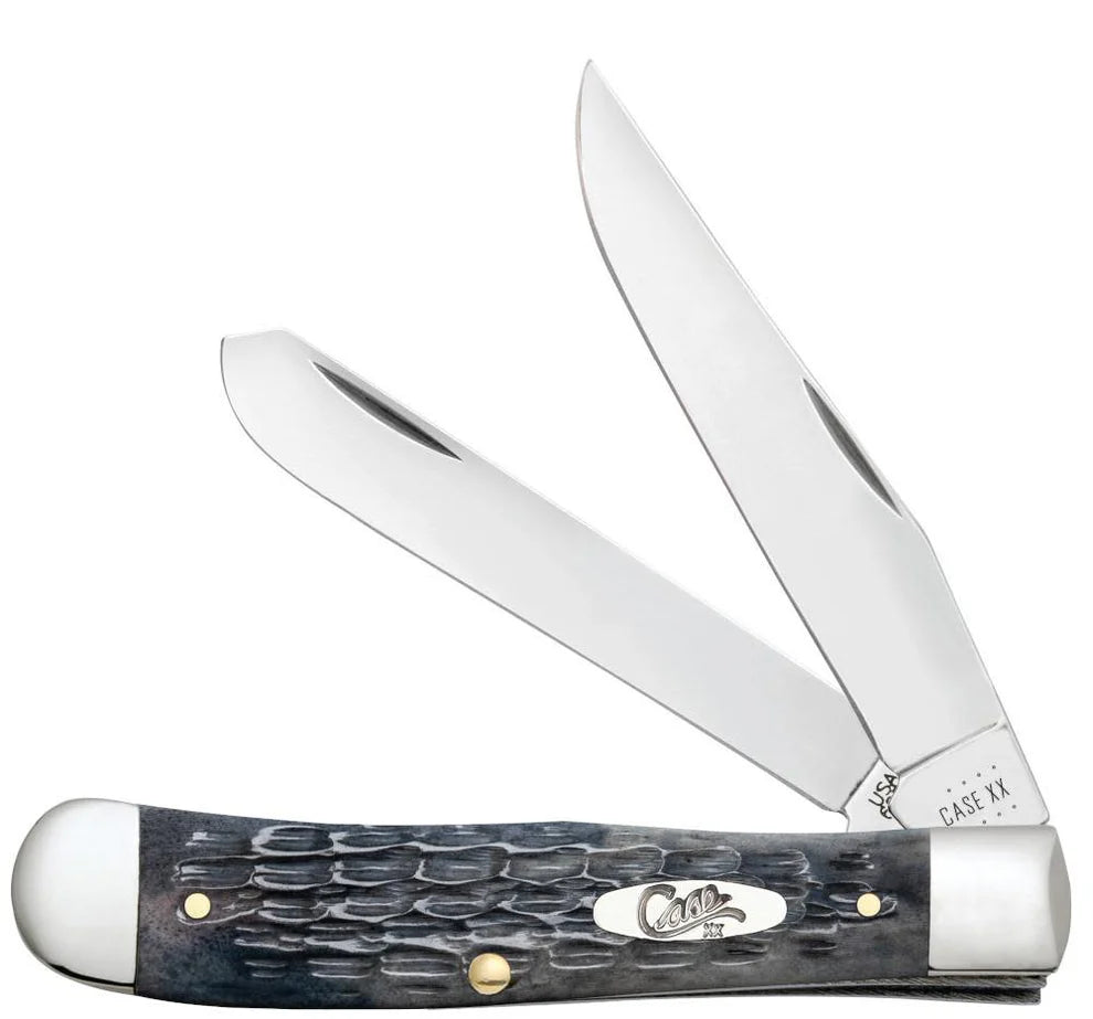 Case XX #58410 - Trapper - Pocket Worn Gray Bone