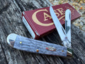 Case XX #58414 - Mini Trapper, Pocket Worn Gray Bone Crandall Jig