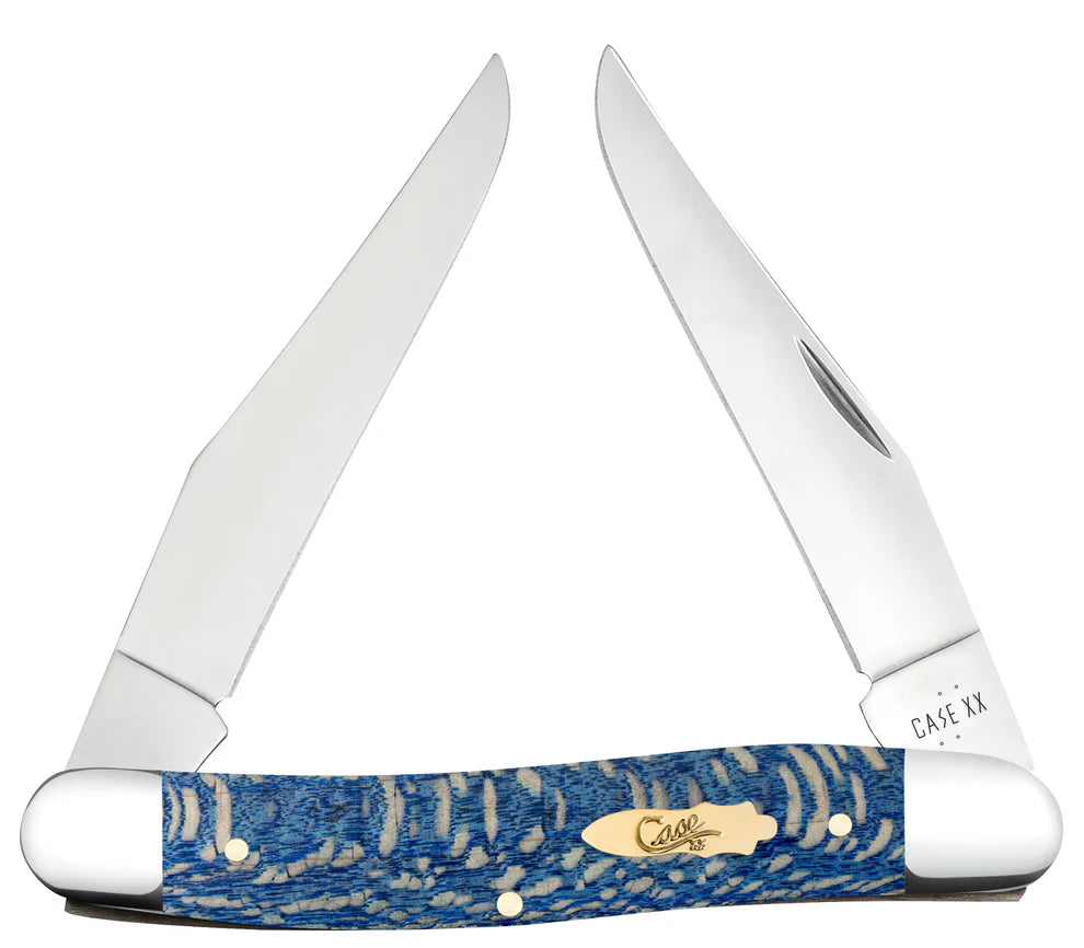 Case XX #63737 - Muskrat - Smooth Blue Sycamore Wood