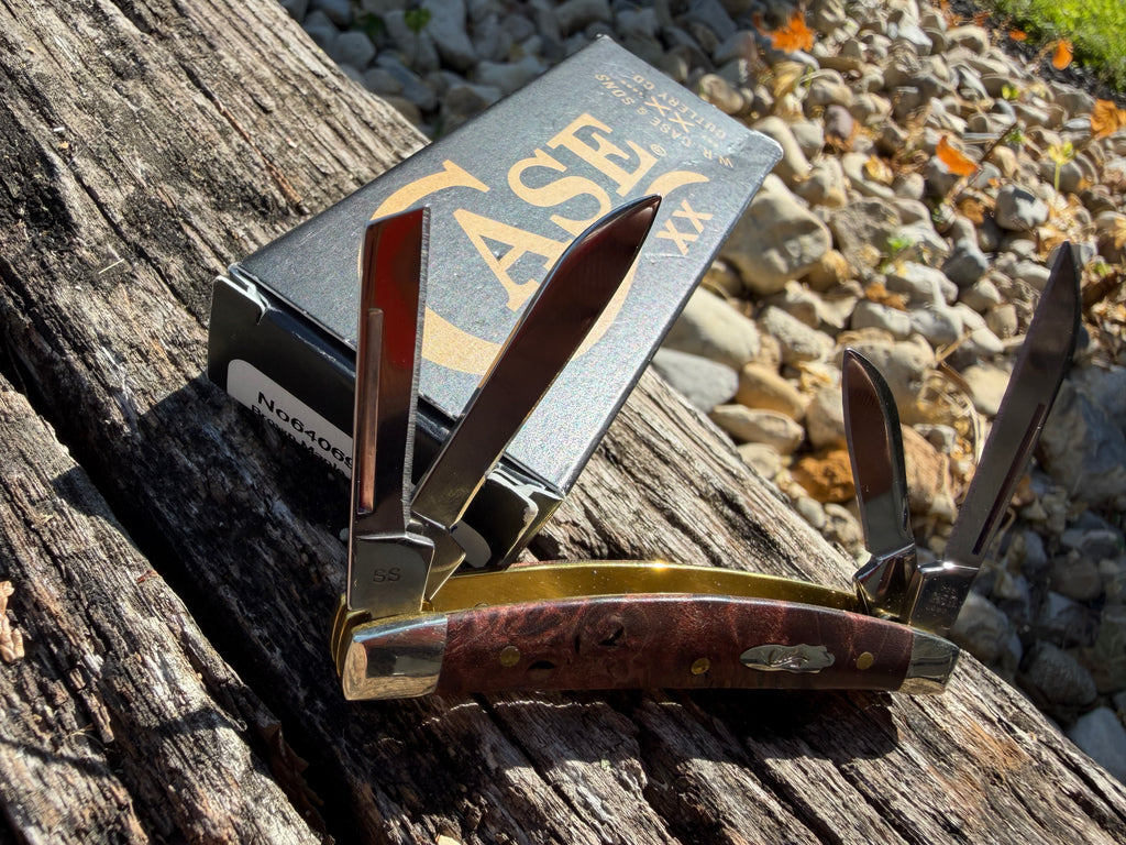Case XX #64069 - Small Congress - Brown Maple Burl - 2023 VAULT RELEASE