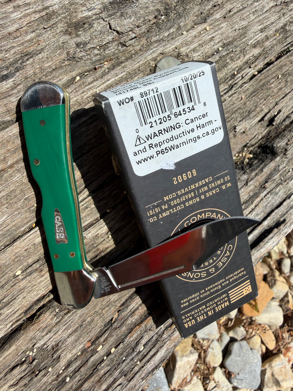 Case XX #64534 - Mini Copperlock - Spruce Green Synthetic