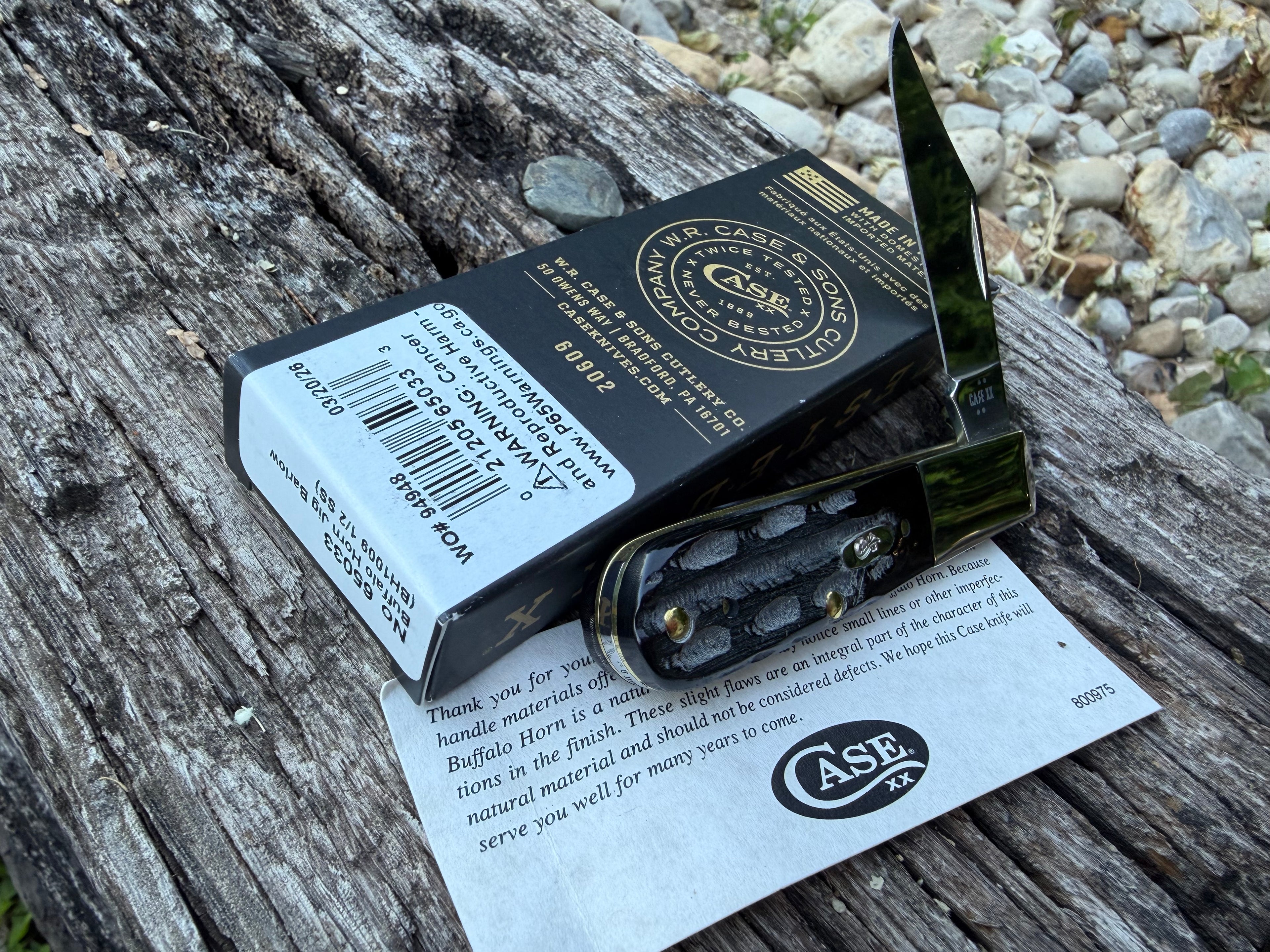 Case XX #65033 - Barlow - Buffalo Horn