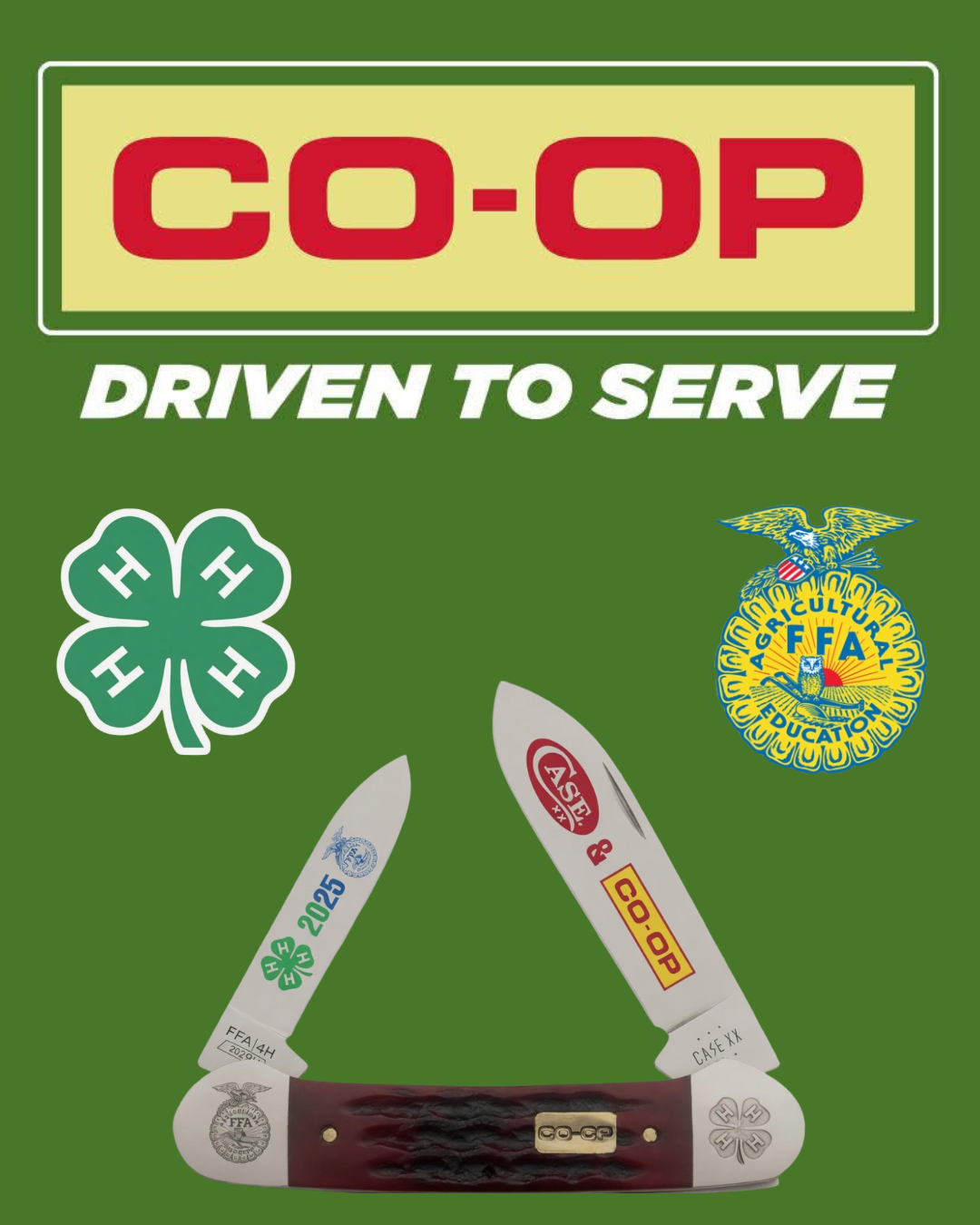 Case 2025 CO-OP 25 Year - Canoe - FFA/4-H