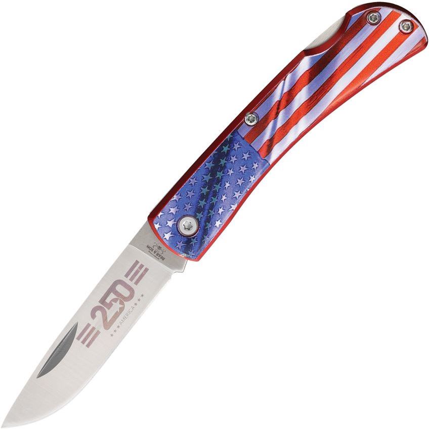Bear & Son U137LRDUSA Farmhand Lockback 250th